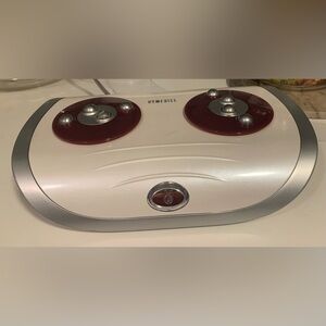 Homedics Foot Massager in White and Red